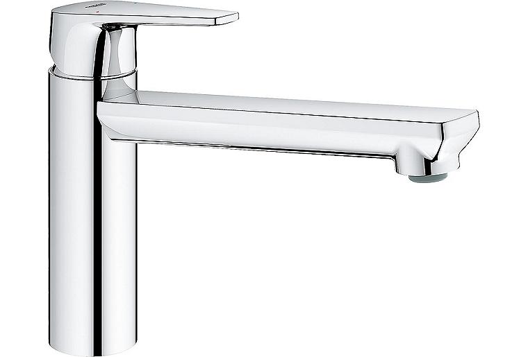 Spültischmischer Grohe Bauedge Schwenkauslauf Ausladung 222 mm chrom