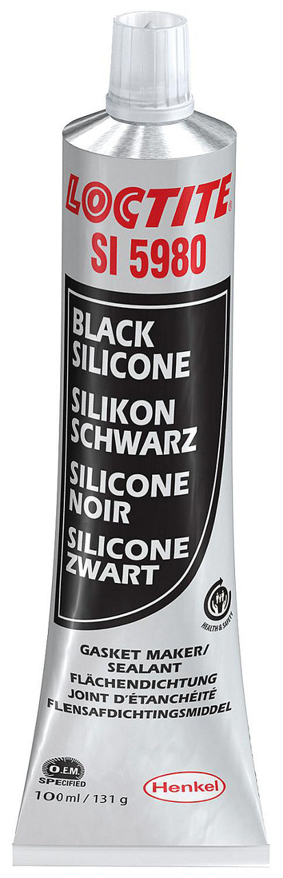 Universal-Flächendichtung flexibel (Silikon) LOCTITE SI 5980 [schwarz] 100ml Tube