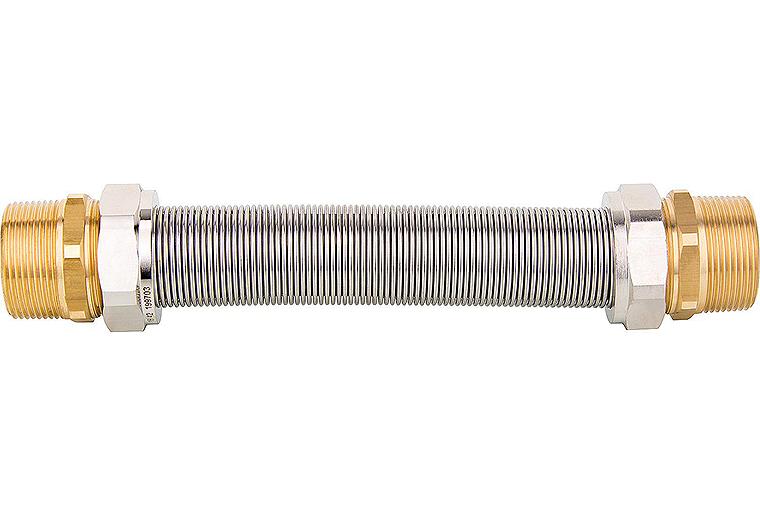 Pufferspeicher-Wellrohrverbinder von 200-280mm 1 1/2'' AG V4A Pufferspeicher-Wellrohrverbinder von 200-280mm 1 1/2'' AG V4A