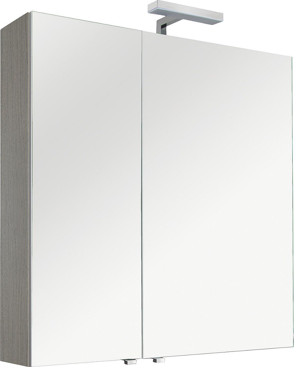 Spiegelschrank EGAN mit Beleuchtung Ulme grau, 2 Türen 800x770x160mm Spiegelschrank EGAN mit Beleuchtung Ulme grau, 2 Türen 800x770x160mm