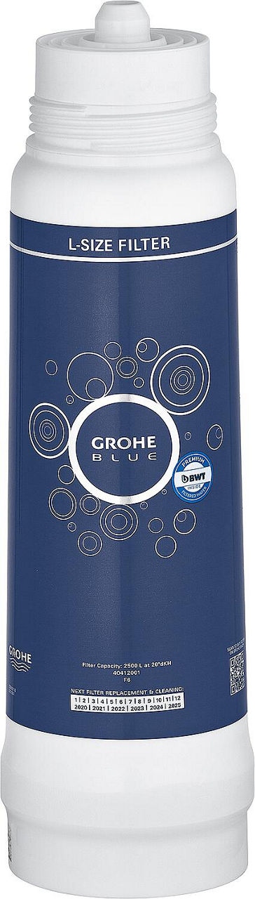 BWT Austauschfilter L-Size für Grohe Blue und Red, Kapazität 2500 Liter