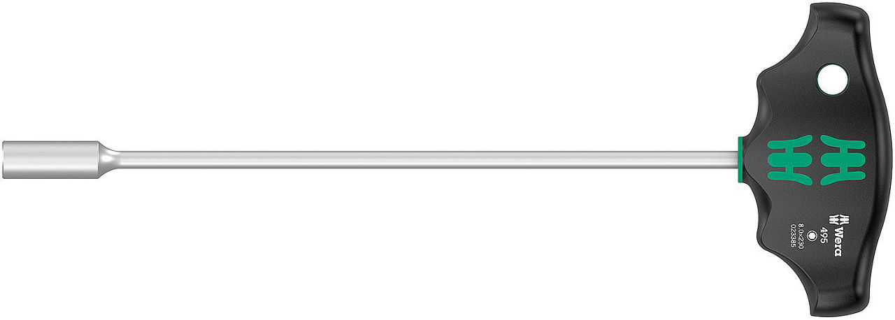 Außensechskant-Schraubendreher (Steckschlüssel) Wera 495 Serie 400 Quergriff SW 8,0 x 230 mm Außensechskant-Schraubendreher (Steckschlüssel) Wera 495 Serie 400 Quergriff SW 8,0 x 230 mm