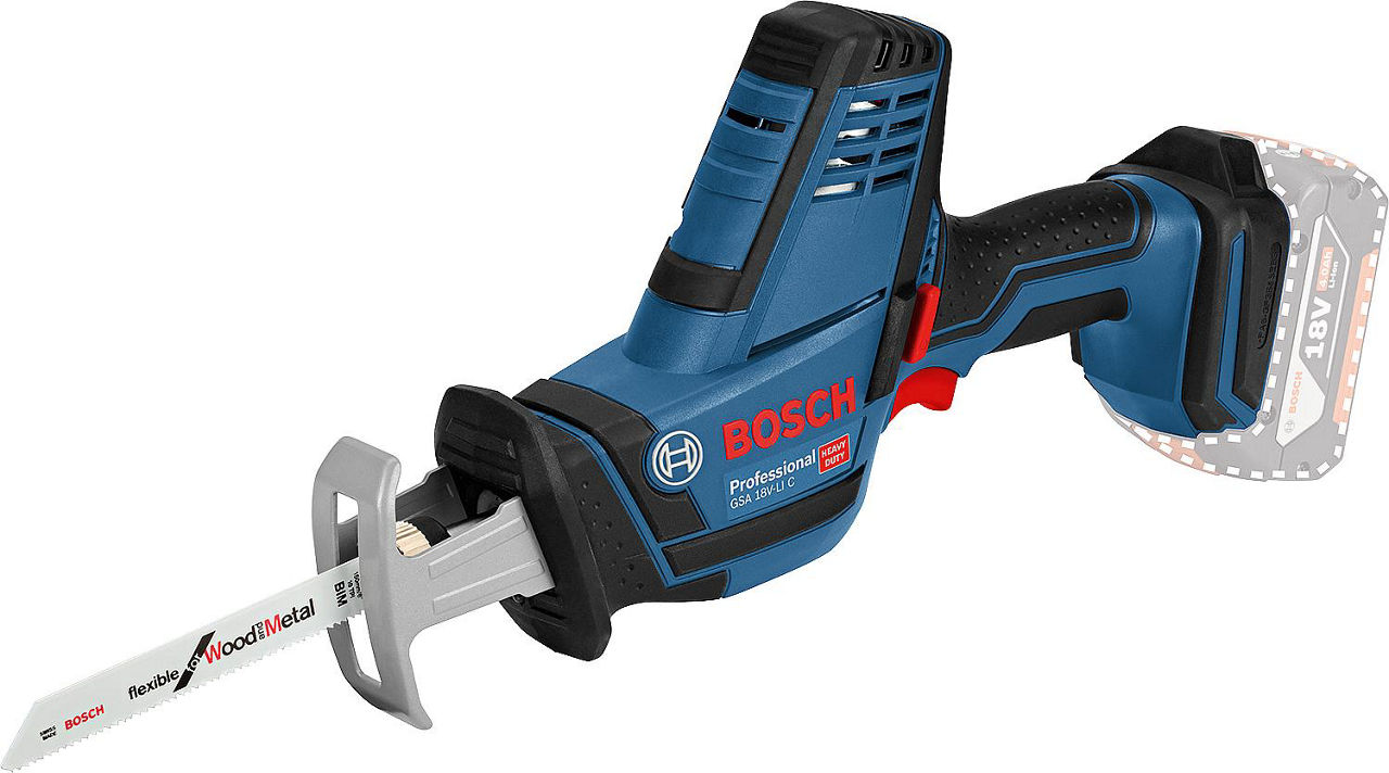 Akku-Säbelsäge BOSCH GSA 18V-Li C 18V ohne Akkus und Ladegerät Akku-Säbelsäge BOSCH GSA 18V-Li C 18V ohne Akkus und Ladegerät
