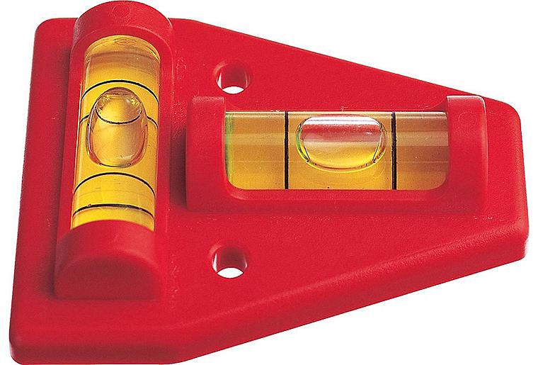 Kreuzwasserwaage K 5 aus Kunststoff 45mm x 60mm, 2 Acrylglaslibellen unzerbrechlich Kreuzwasserwaage K 5 aus Kunststoff 45mm x 60mm, 2 Acrylglaslibellen unzerbrechlich