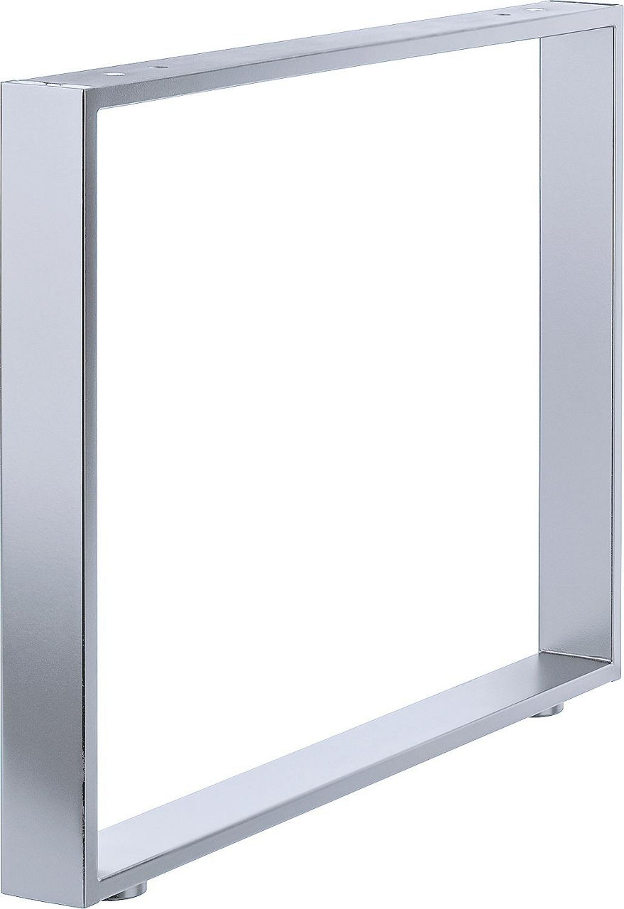 Fußgestell LOSSA 1 Stück verchromt BxHxT: 450x340x40 mm