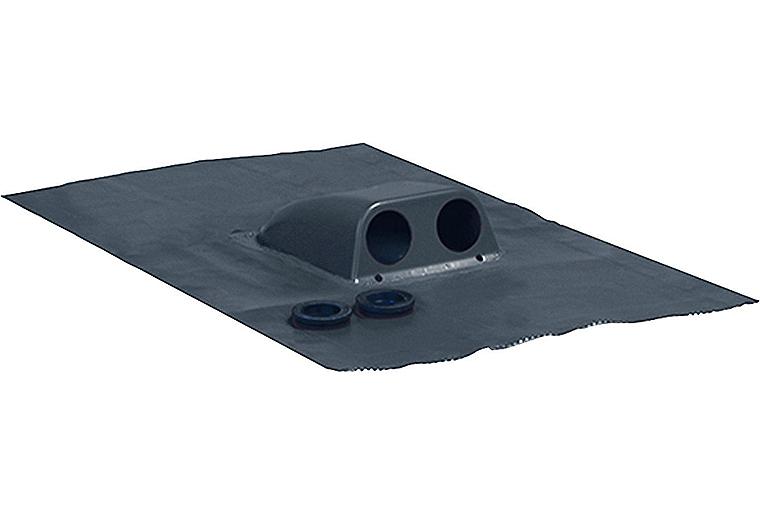 AufdachDICHT für Solarrohre 2 Rohre/Schläuche 31-45mm AufdachDICHT für Solarrohre 2 Rohre/Schläuche 31-45mm