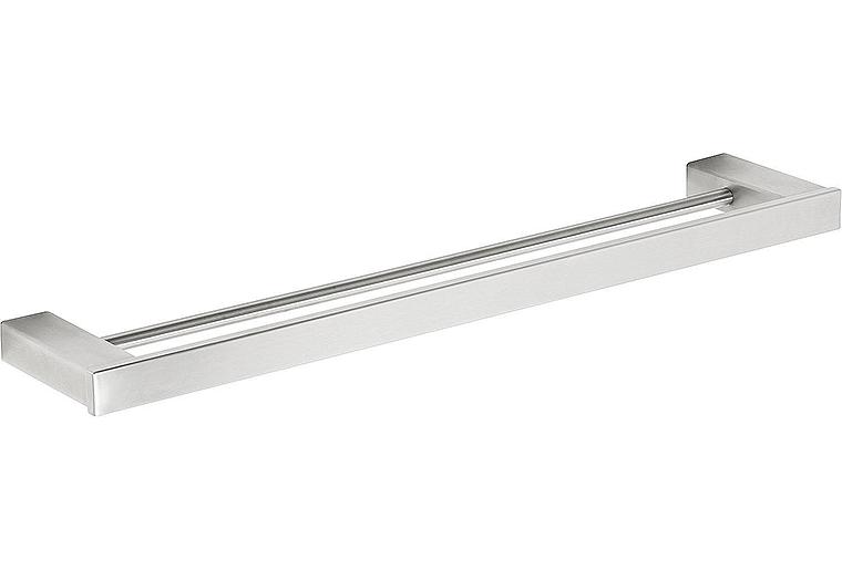Doppelbadetuchstange Erva L=600 mm Edelstahl gebürstet