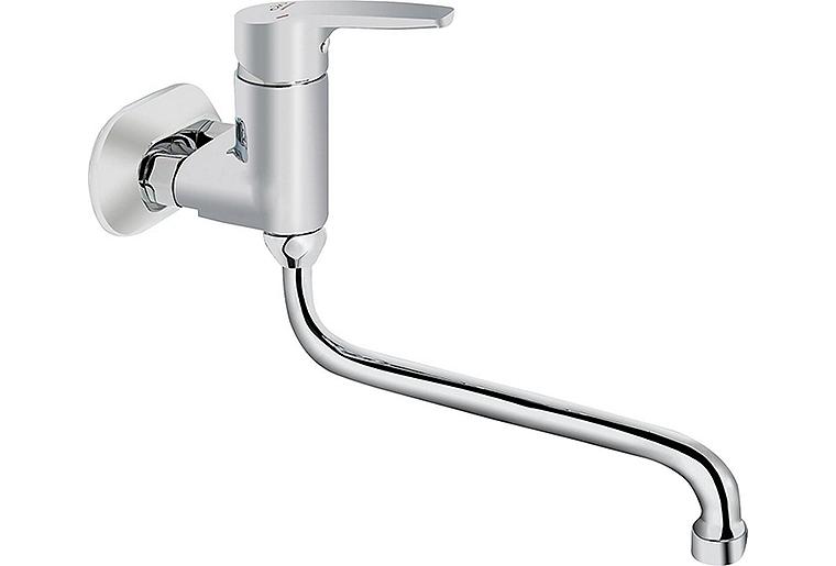Wand-Waschtischmischer Heinrichschulte Alpha 350 Schwenkauslauf Ausladung 200 mm chrom Wand-Waschtischmischer Heinrichschulte Alpha 350 Schwenkauslauf Ausladung 200 mm chrom