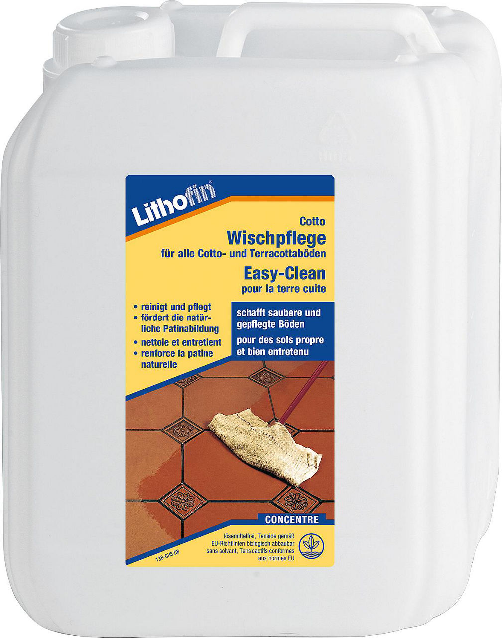 LITHOFIN Cotto Wischpflege, 5 l Kanister LITHOFIN Cotto Wischpflege, 5 l Kanister