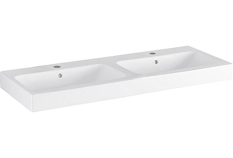 Doppelwaschtisch Geberit iCon weiß, BxHxT:1200x160x485 mm Doppelwaschtisch Geberit iCon weiß, BxHxT:1200x160x485 mm