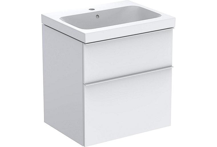 WTU+Keramik-WT Geberit iCon 600x705x485 mm weiß hgl./Griff weiß matt WTU+Keramik-WT Geberit iCon 600x705x485 mm weiß hgl./Griff weiß matt