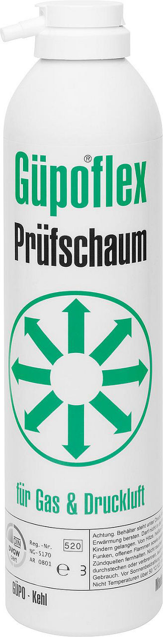 Prüfschaum-Leckfinder GÜPOFLEX (DVGW) 400ml Sprühdose Prüfschaum-Leckfinder GÜPOFLEX (DVGW) 400ml Sprühdose