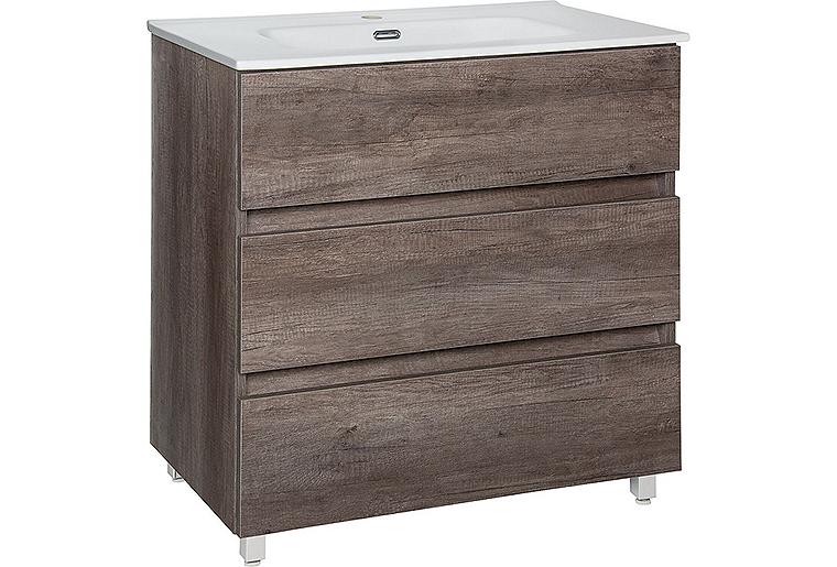 WTU+Keramik-WT KORA XL, Chateau Eiche, 3 Auszüge,805x845x470mm WTU+Keramik-WT KORA XL, Chateau Eiche, 3 Auszüge,805x845x470mm