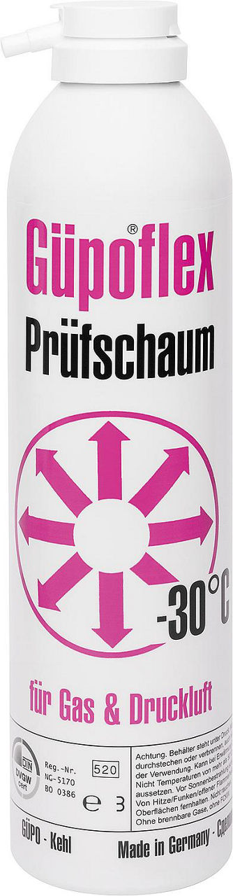Prüfschaum-Leckfinder (-15°C) GÜPOFLEX (DVGW) 400ml Sprühdose Prüfschaum-Leckfinder (-15°C) GÜPOFLEX (DVGW) 400ml Sprühdose