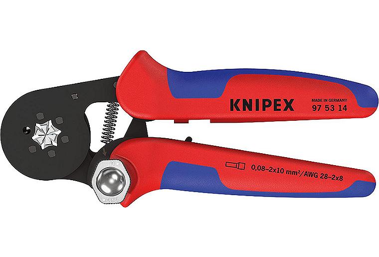 Crimpzange KNIPEX für Aderendhülsen, selbsteinstellend, Seitenführung, 0,08 - 16 mm² Crimpzange KNIPEX für Aderendhülsen, selbsteinstellend, Seitenführung, 0,08 - 16 mm²