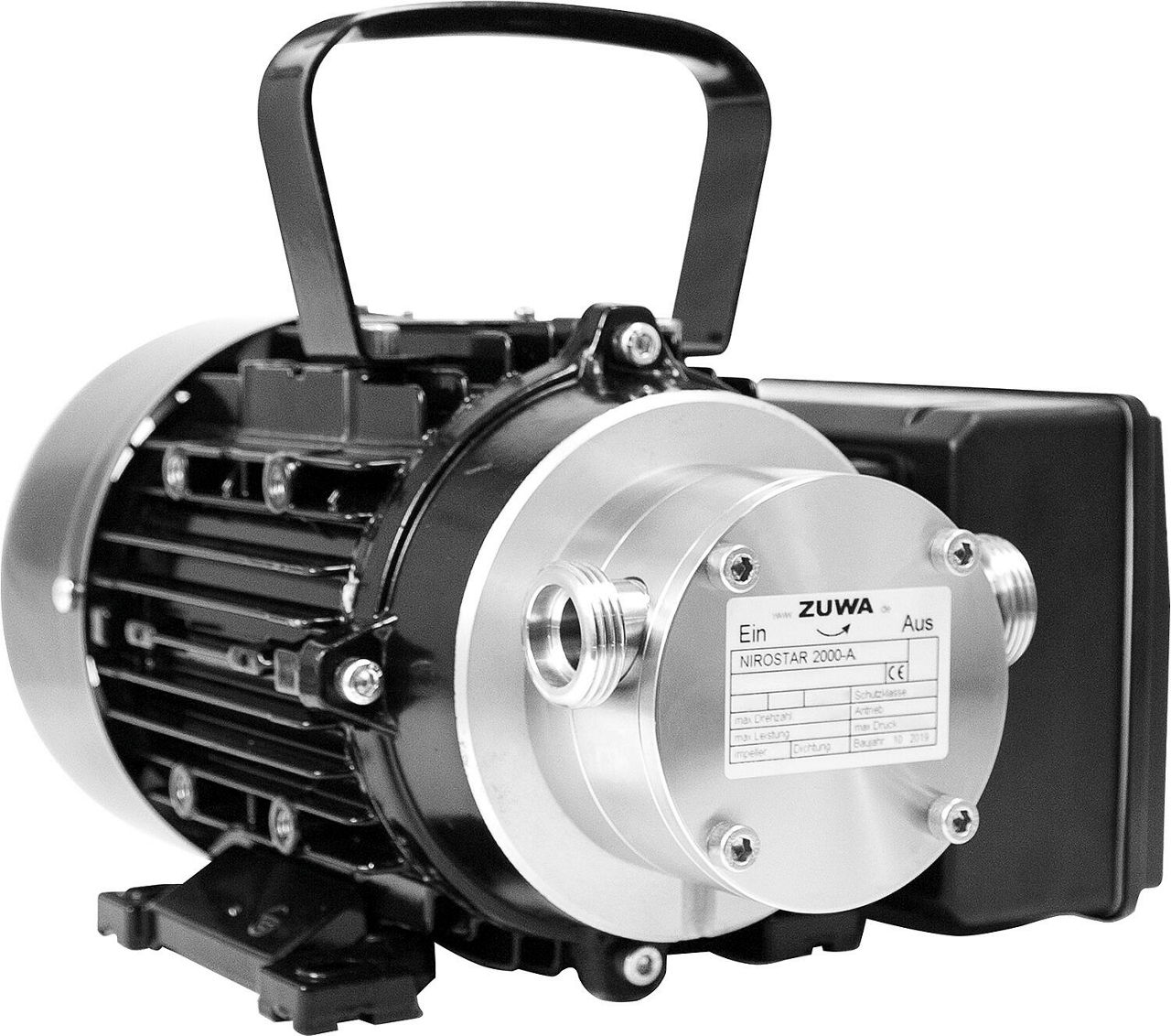 Impellerpumpe Zuwa Nirostar 2000A, 30l, 2800 U/min Impellerpumpe Zuwa Nirostar 2000A, 30l, 2800 U/min