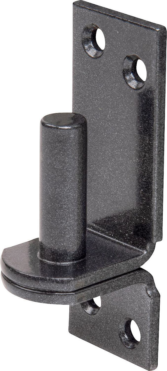 Kloben auf Platte DURAVIS® ⌀ 13 mm, DI-Haken, Material: Stahl, blau verzinkt, Oberfläche: schwarz-diamant Kloben auf Platte DURAVIS® ⌀ 13 mm, DI-Haken, Material: Stahl, blau verzinkt, Oberfläche: schwarz-diamant