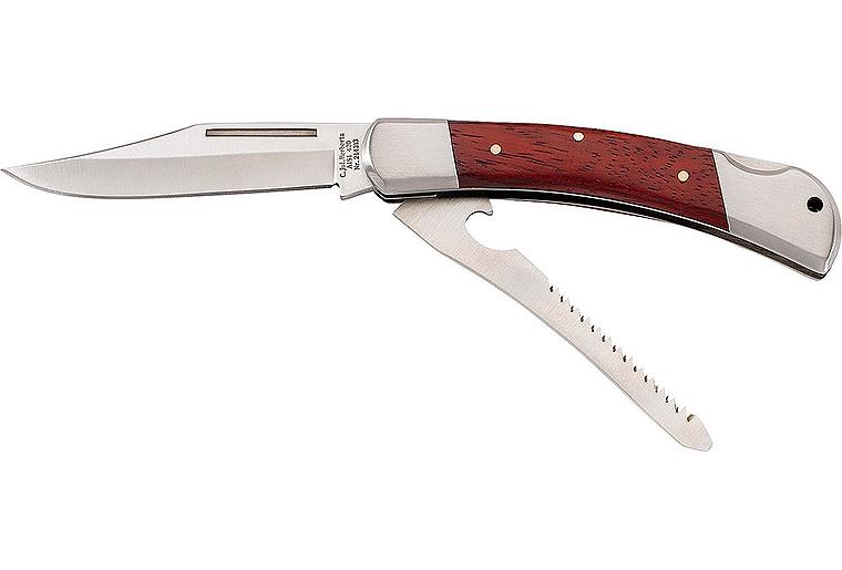 Taschenmesser Herbertz mit Pakkaholzschale + intergrierte Säge *KB* Taschenmesser Herbertz mit Pakkaholzschale + intergrierte Säge *KB*