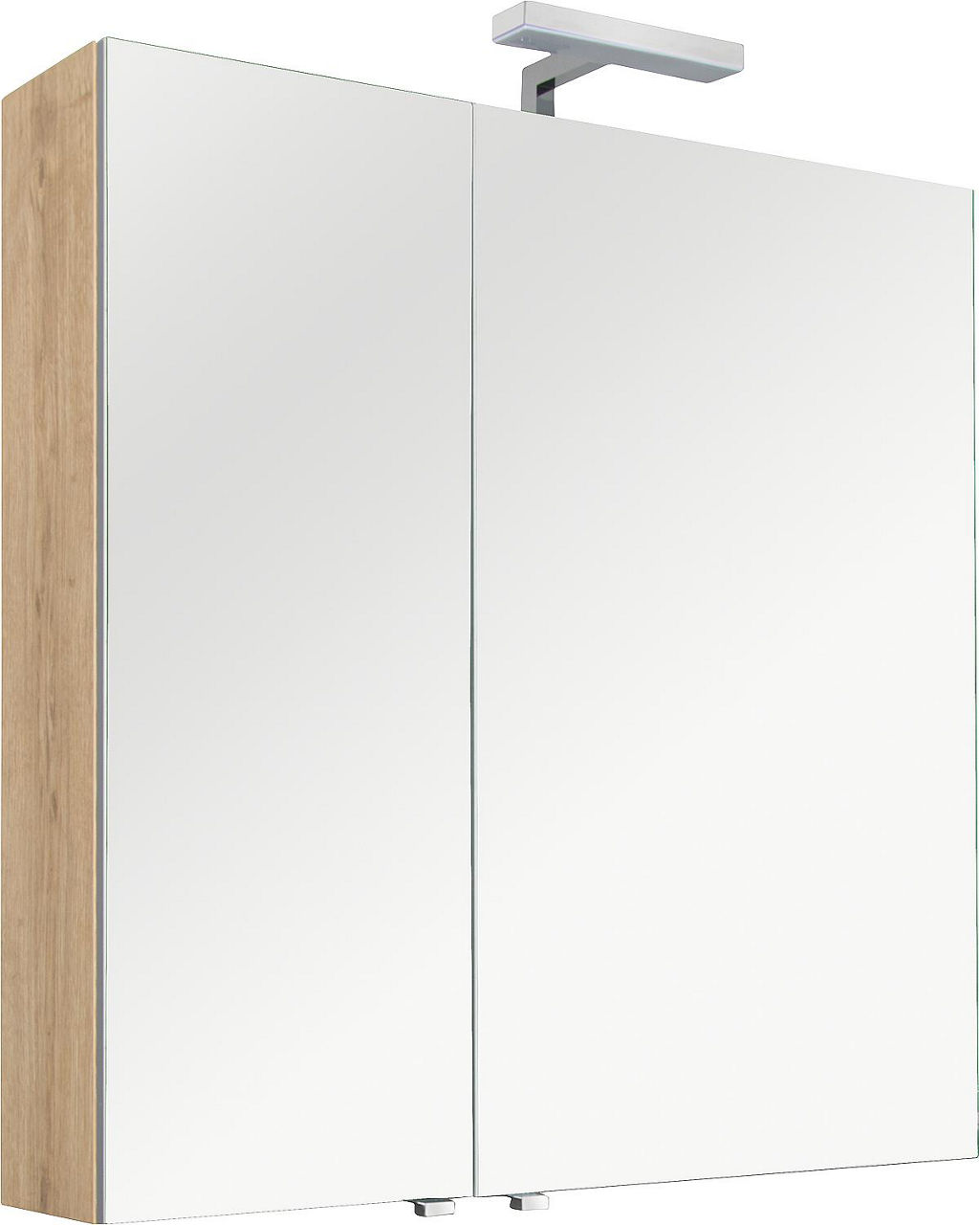 Spiegelschrank EGAN mit Beleuchtung Asteiche, 2 Türen 800x770x160mm Spiegelschrank EGAN mit Beleuchtung Asteiche, 2 Türen 800x770x160mm