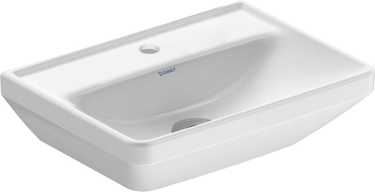 Handwaschbecken Duravit D-Neo BxHxT: 450 x 130 x 335 mm, o. Ül., 1HL mittig, weiß Handwaschbecken Duravit D-Neo BxHxT: 450 x 130 x 335 mm, o. Ül., 1HL mittig, weiß