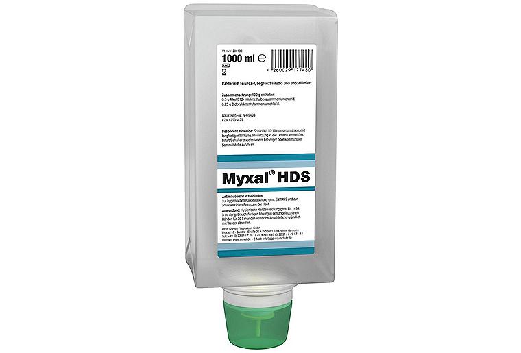 Waschlotion MYXAL HDS Antimikrobiell 1l Varioflasche Waschlotion MYXAL HDS Antimikrobiell 1l Varioflasche