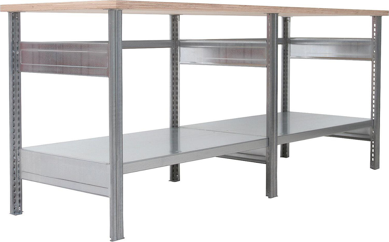 Werktisch BERT 1 Fachboden Breite 2100mm Höhe 880mm Tiefe 700mm Werktisch BERT 1 Fachboden Breite 2100mm Höhe 880mm Tiefe 700mm