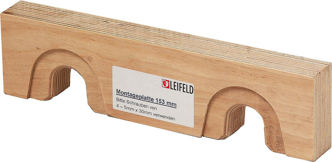 LEIFELD Montageplatte 100 mm Schichtholzplatte zur Wandscheiben Befestigung in Leichtbauwände LEIFELD Montageplatte 100 mm Schichtholzplatte zur Wandscheiben Befestigung in Leichtbauwände