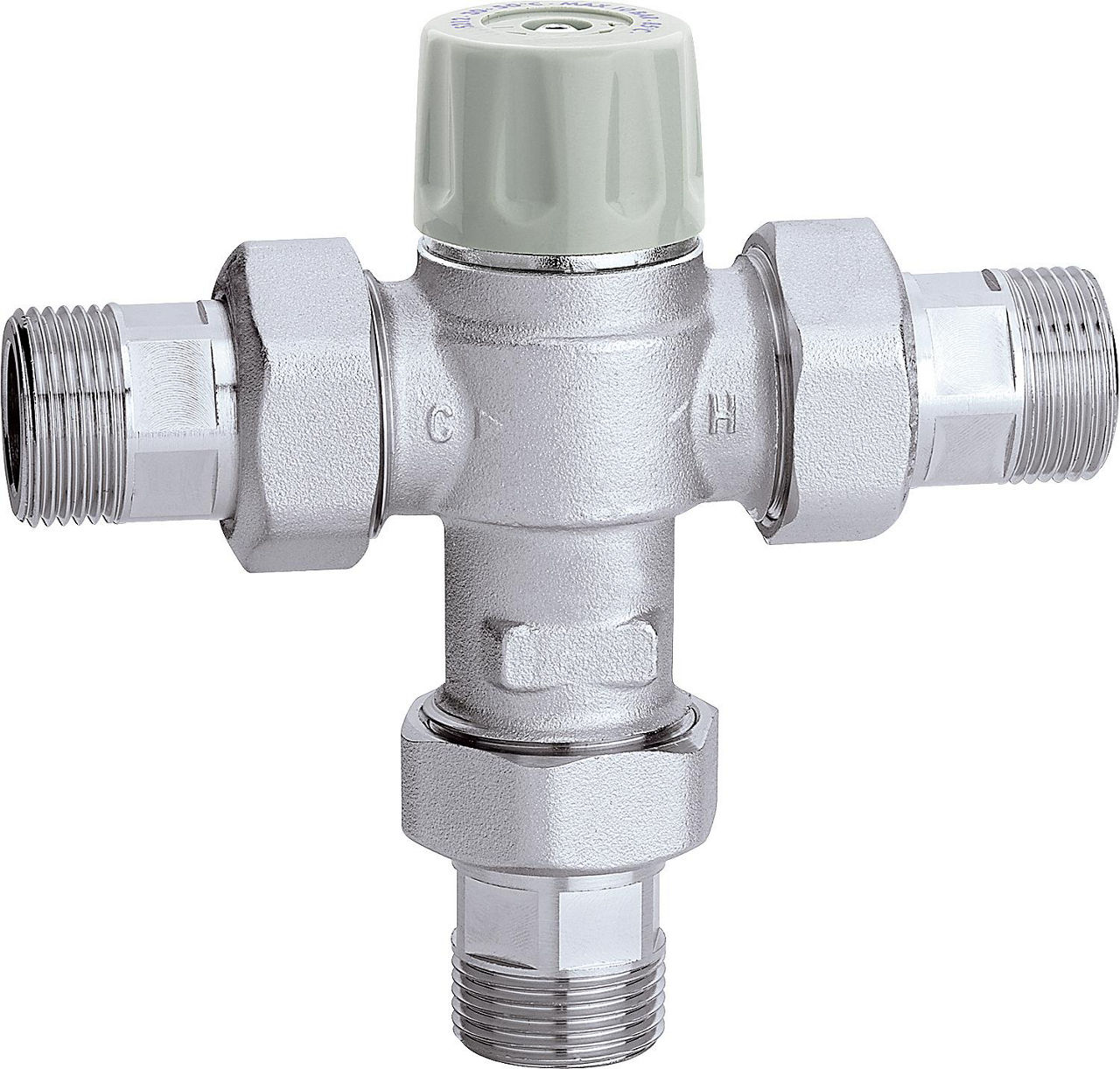 Thermomischer 5217 einstellbar, verchromt, 1/2" Einstellbereich: 30°C bis 50°C Thermomischer 5217 einstellbar, verchromt, 1/2" Einstellbereich: 30°C bis 50°C