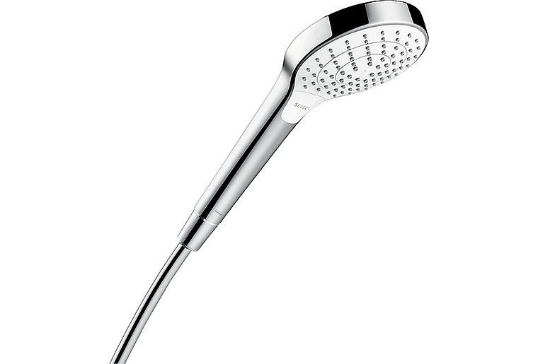 Handbrause Hansgrohe Croma Select S Vario 4 Strahlarten Ø 100 mm weiss/chrom