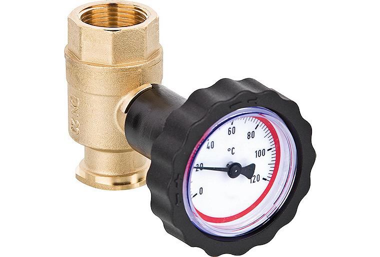 Vorlaufkugelhahn DN20 (3/4") für Heizkreisset Easyflow DN20 (3/4")