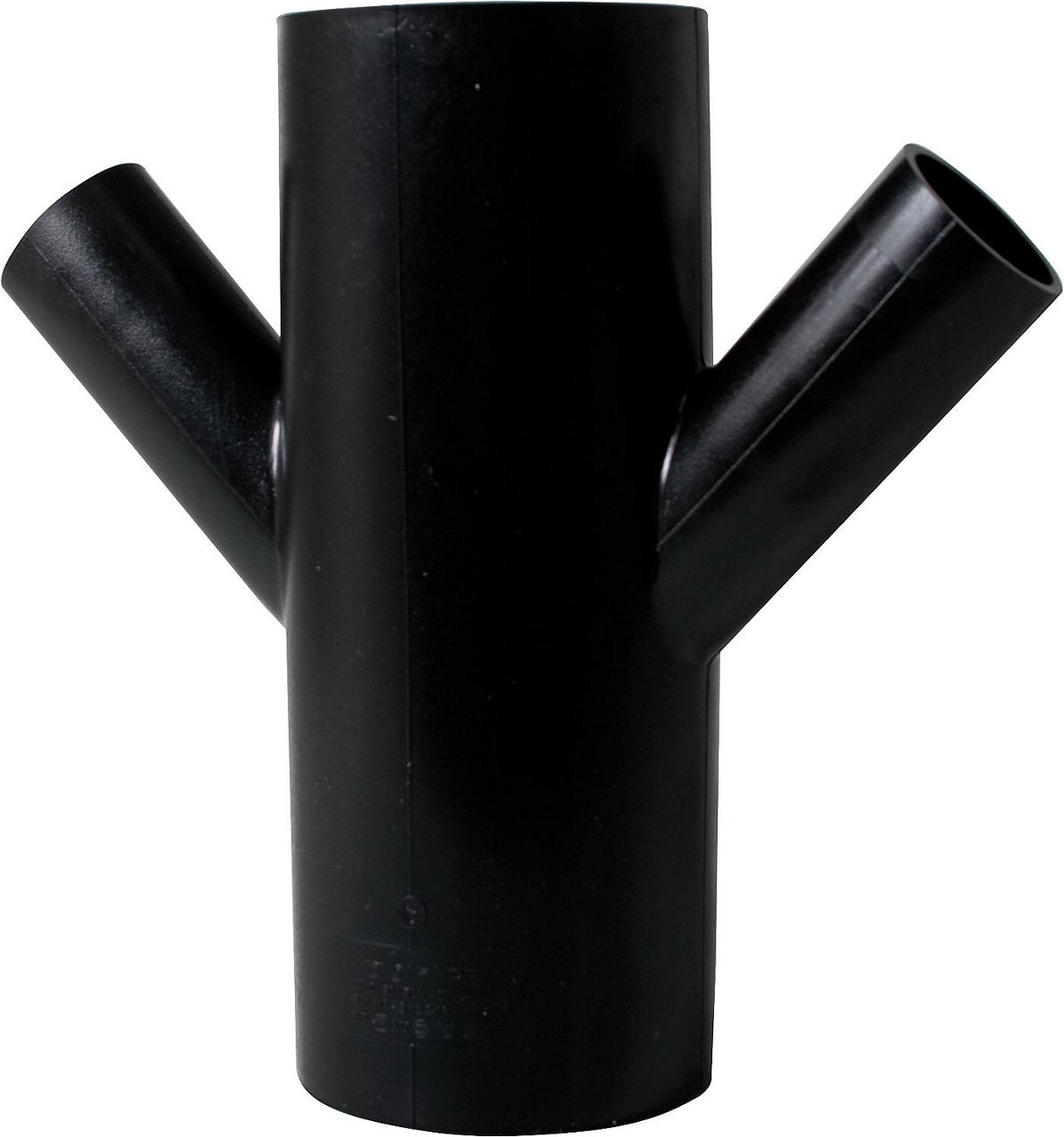 Doppelabzweig 45° PEHD D = 110/40 mm, DN = 100/32 mm Doppelabzweig 45° PEHD D = 110/40 mm, DN = 100/32 mm