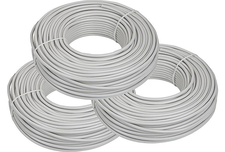 Mantelleitungs-Set NYM-J, 3x1,5 mm², 3x 100m Rolle