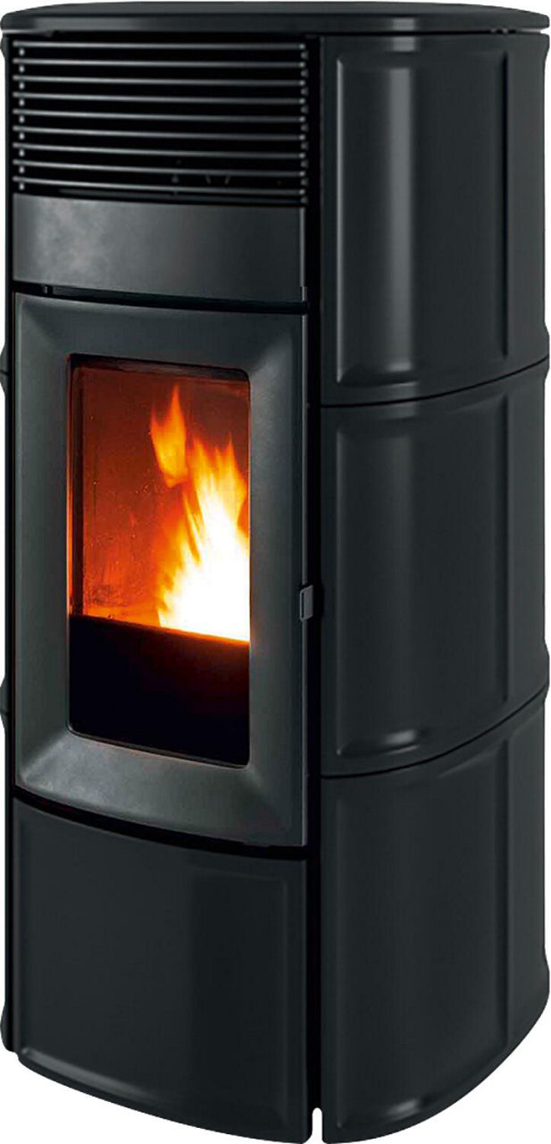 Pelletofen MCZ Suite Hydromatic 18 R, Grundgerät mit Verkleidung Matt Schwarz Ceramic, 17,7 KW Pelletofen MCZ Suite Hydromatic 18 R, Grundgerät mit Verkleidung Matt Schwarz Ceramic, 17,7 KW