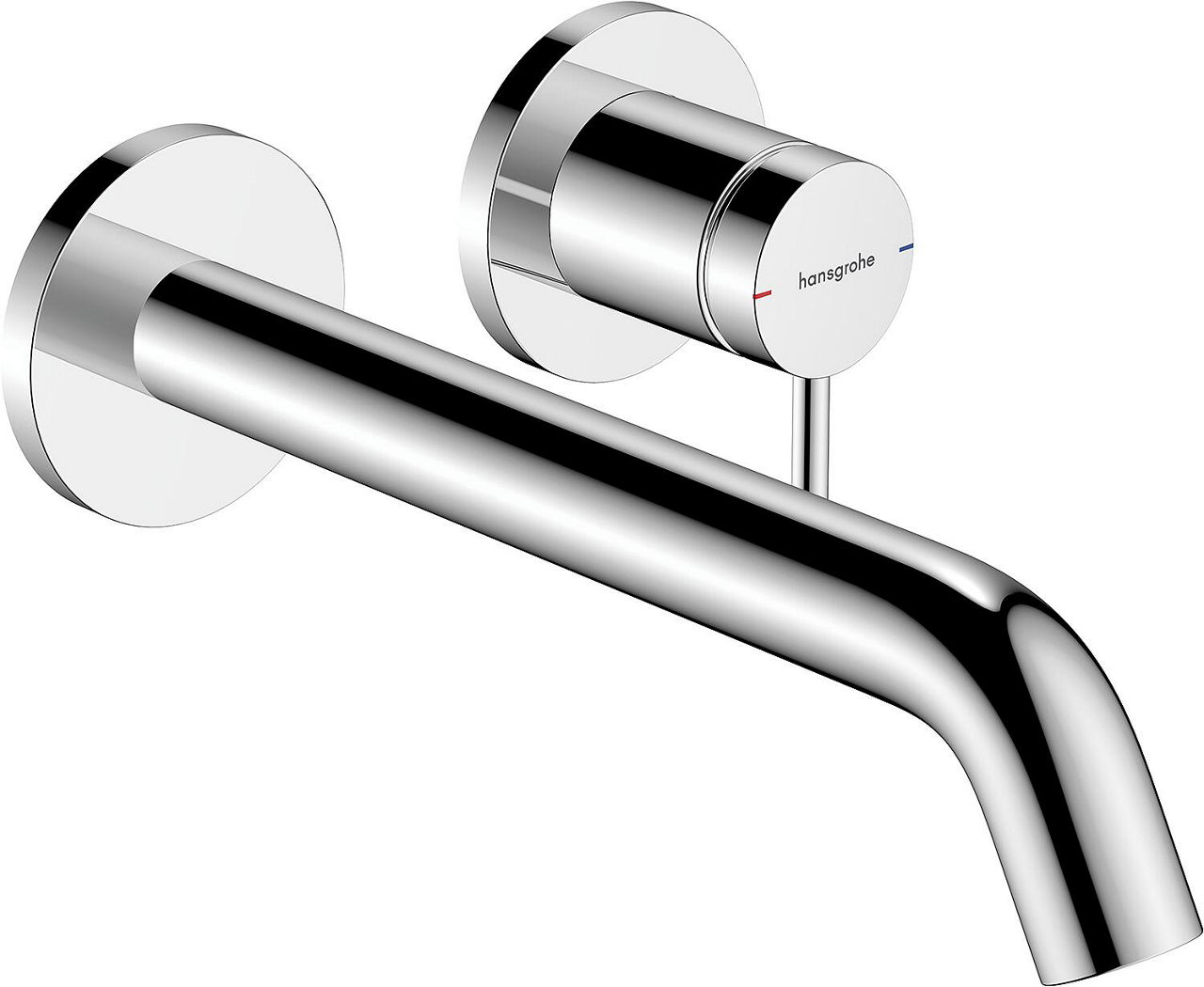 Wand-Waschtischmischer Hansgrohe Tecturis S Ausladung 225 mm chrom
