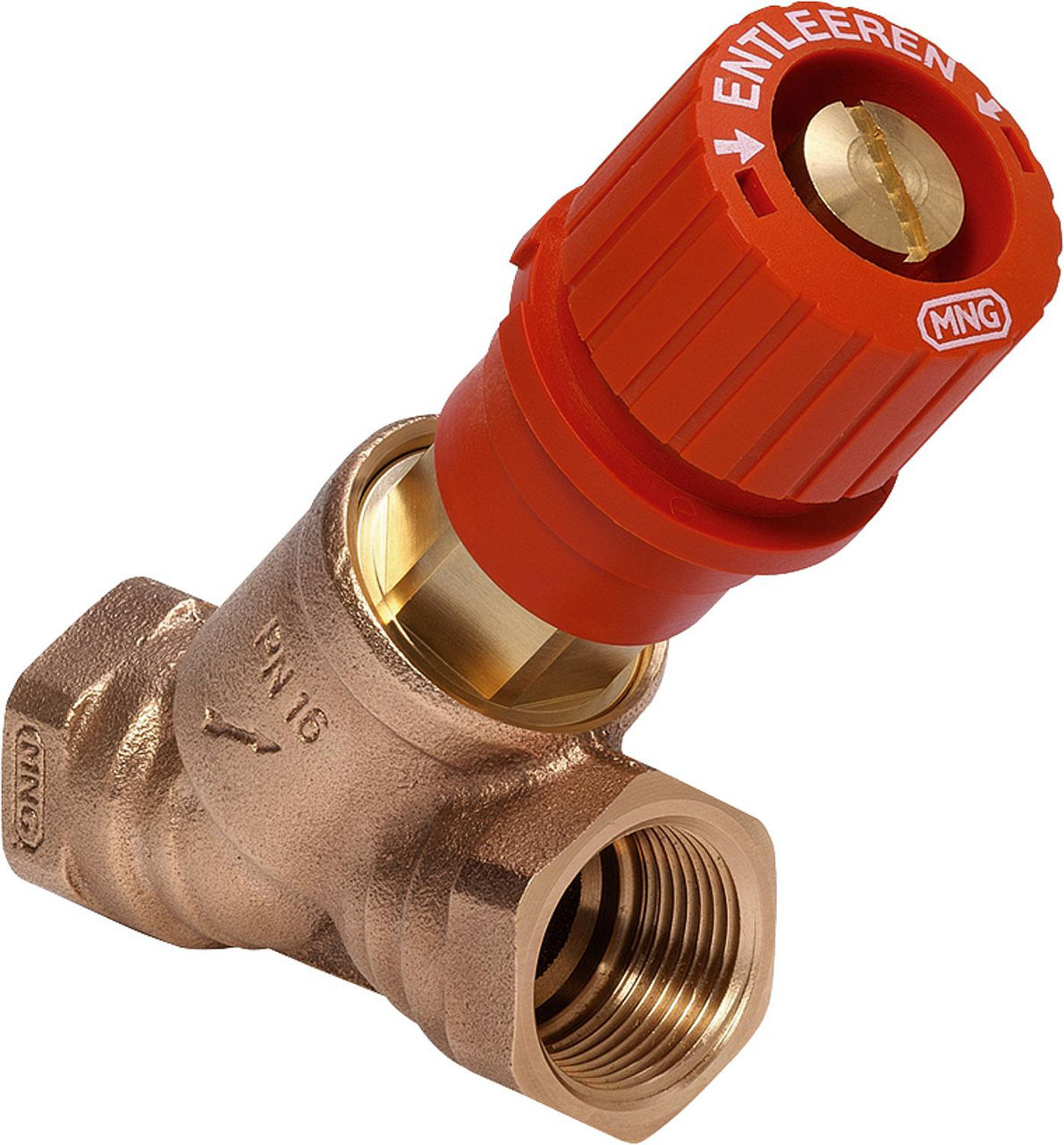 Strangregulierventil Honeywell Kombi-3-Plus, V5000 DN20(3/4")IG, rot Strangregulierventil Honeywell Kombi-3-Plus, V5000 DN20(3/4")IG, rot