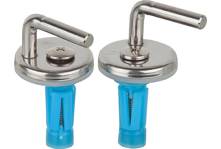 WC-Scharnier Haro D1702H Edelstahl, BVO-Spreitzdübel, 2-Punkt-Verstellung WC-Scharnier Haro D1702H Edelstahl, BVO-Spreitzdübel, 2-Punkt-Verstellung