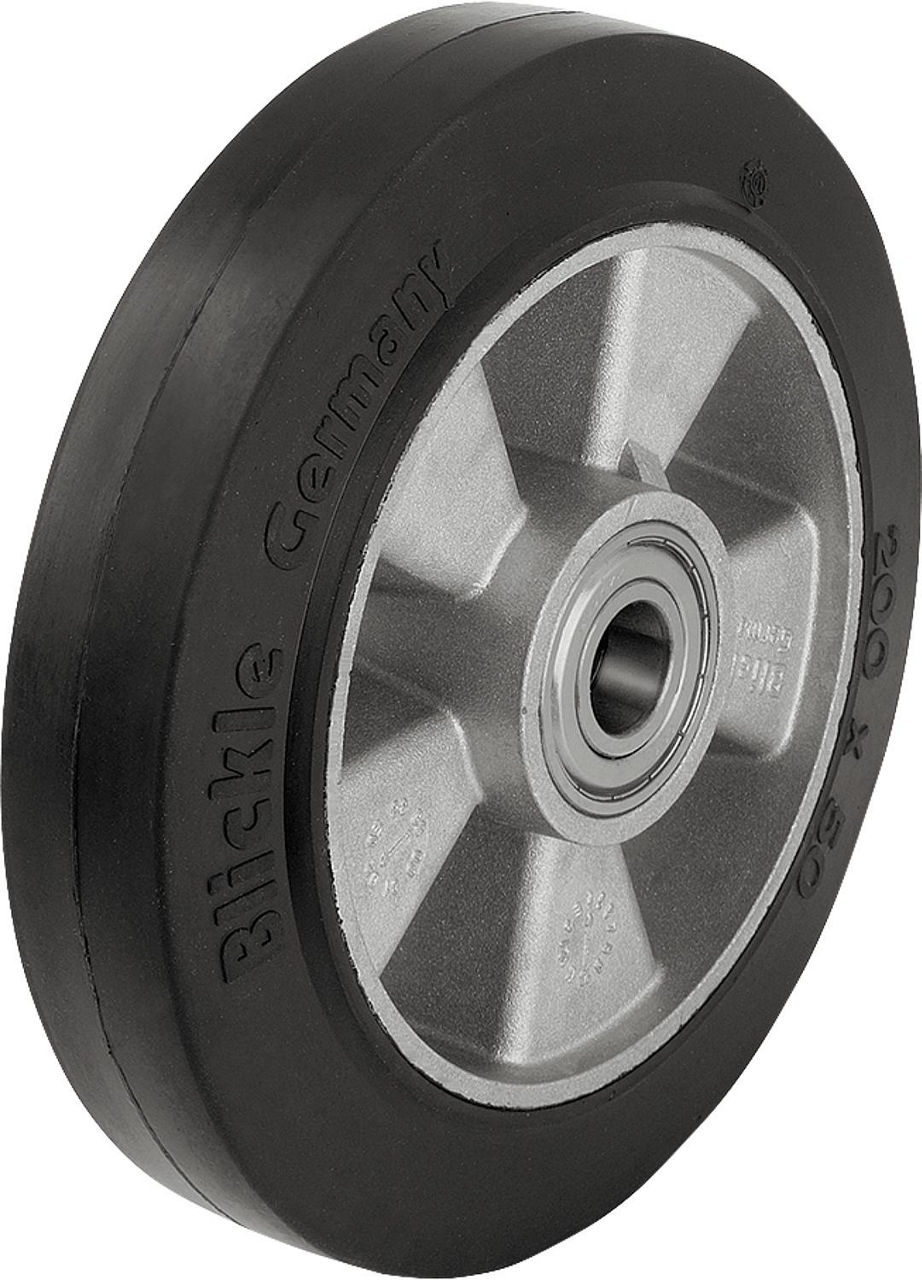 Schwerlast Vollgummireifen,Alukörper ALEV 125/15K,Tragfähigkeit 250kg, Rad-Ø 125mm,Achsloch-Ø 15mm Schwerlast Vollgummireifen,Alukörper ALEV 125/15K,Tragfähigkeit 250kg, Rad-Ø 125mm,Achsloch-Ø 15mm