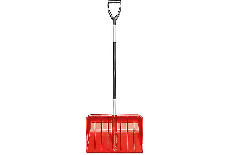 Ideal-Schneeräumer Kunststoff 55cm breit Leichtmetall-Rohrstiel