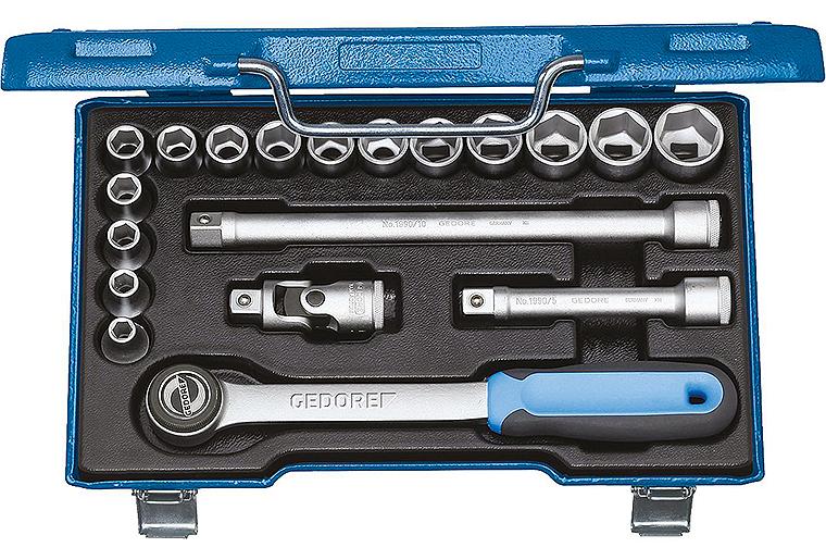 Steckschlüssel-Satz GEDORE 19 JMU-3, 16-teilig 1/2"