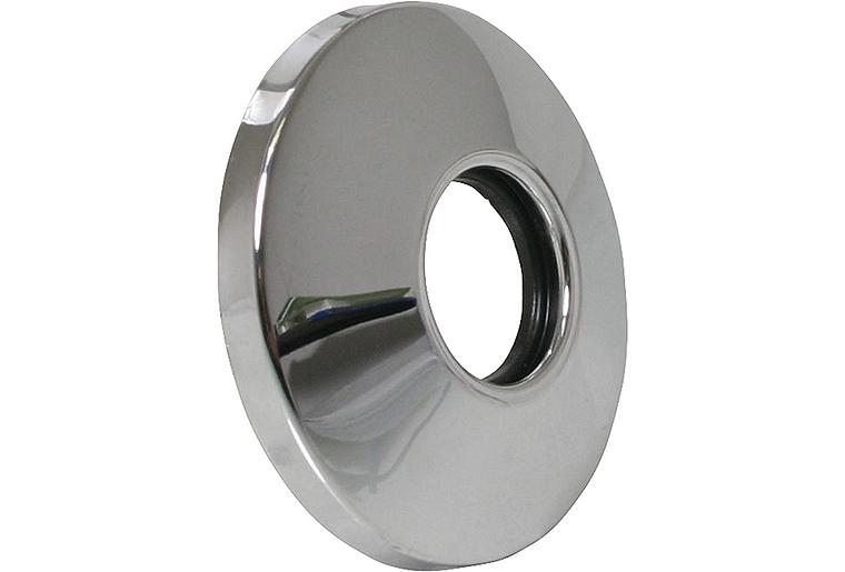 Schubrosette für UP-Ventil Verchromt, Durchmesser 70 mm