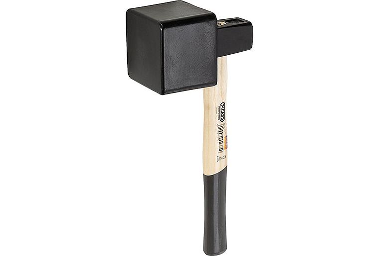 Plattenlegerhammer PICARD, 2500g, 100x95mm Gummiklotz Eschenstiel