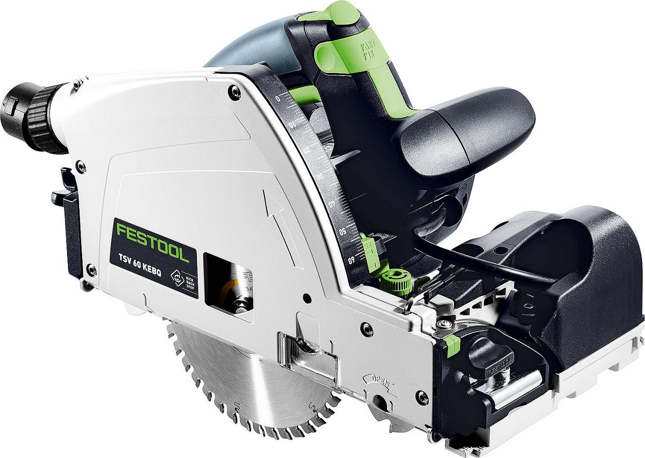 Tauchkreissäge Festool TSV 60 KEBQ-Plus, mit Vorritzer, 1690 W