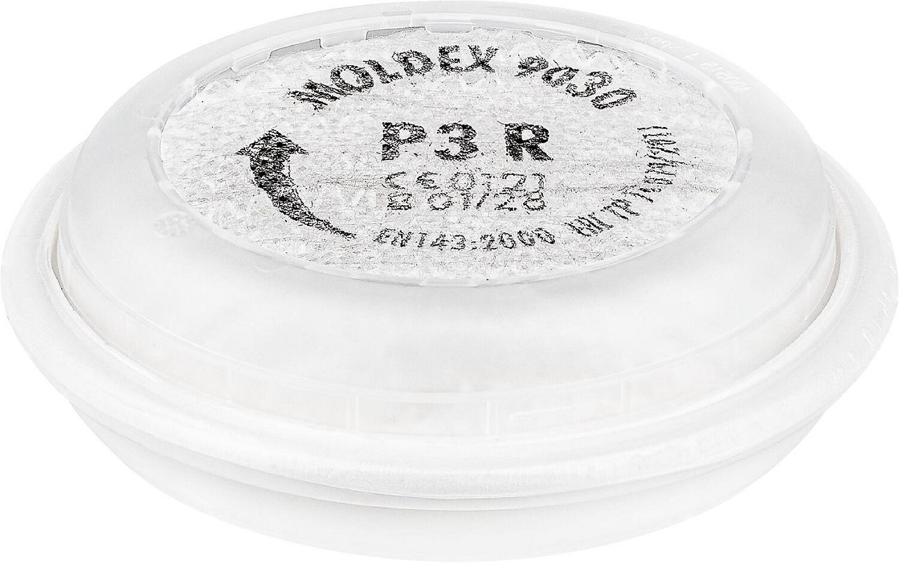 Partikelfilter Moldex P3 R EasyLock, für Serie 7000+9000 VPE=12 Stk. Partikelfilter Moldex P3 R EasyLock, für Serie 7000+9000 VPE=12 Stk.