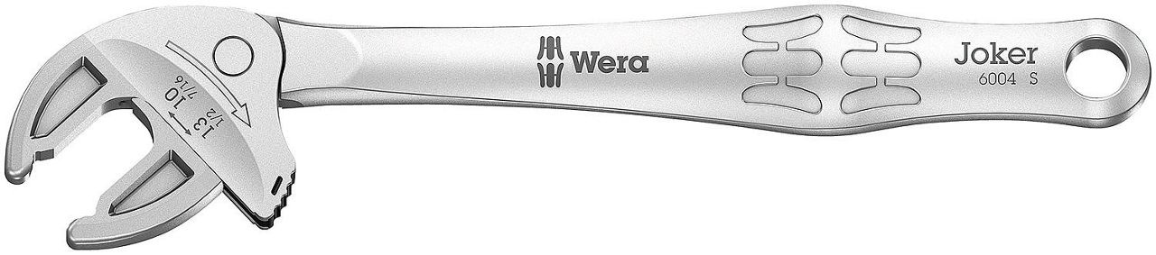 Maulschlüssel Wera 6004 Joker S selbstjustierend, mit Ratschenfunktion , SW 10,0 - 13,0