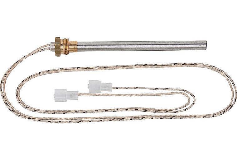 Glühzünder für Pelletofen 9,5x140mm mit 3/8" Schraubnippel Gesamtlänge 150mm, 230V, 280 Watt
