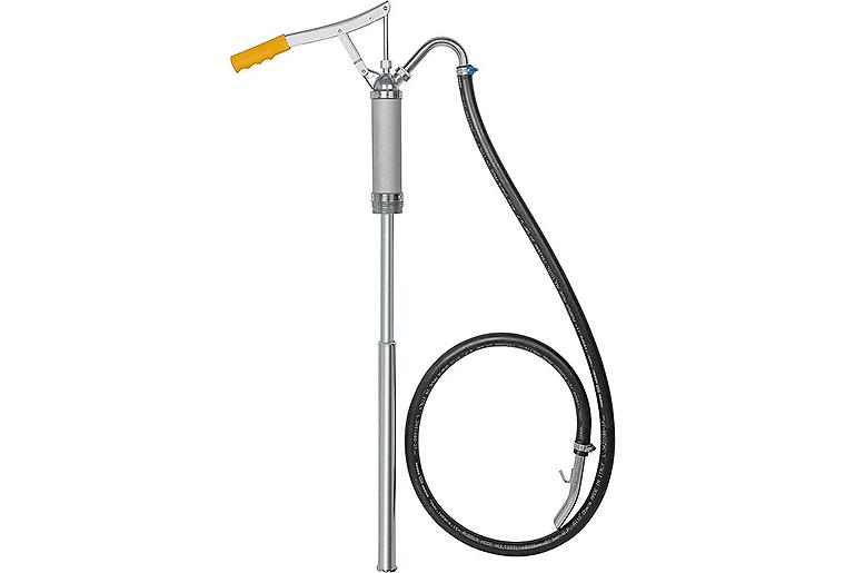 Handhebelpumpe Metall 35.227/MS 12l/min mit Saugrohr 400-900mm Handhebelpumpe Metall 35.227/MS 12l/min mit Saugrohr 400-900mm