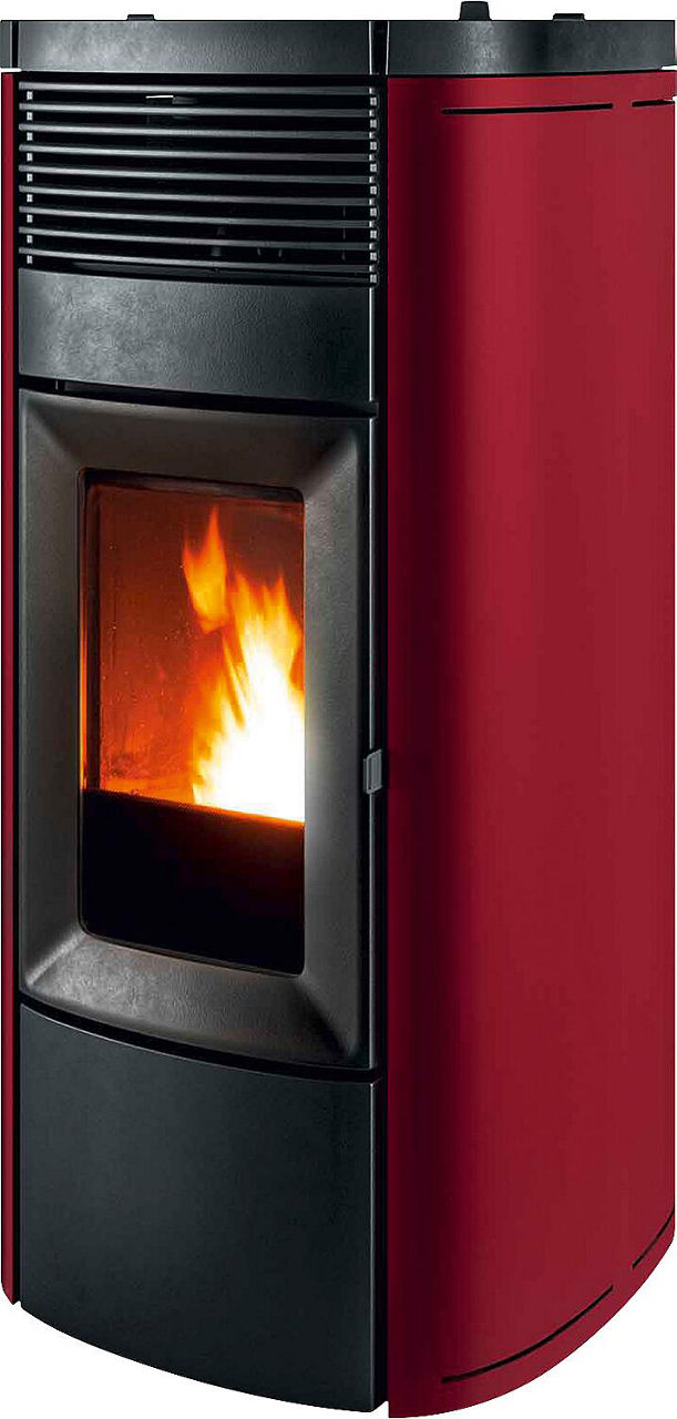 Pelletofen MCZ Musa Hydromatic 18 R, Grundgerät mit Verkleidung Bordeaux Metall, 17,7 KW Pelletofen MCZ Musa Hydromatic 18 R, Grundgerät mit Verkleidung Bordeaux Metall, 17,7 KW