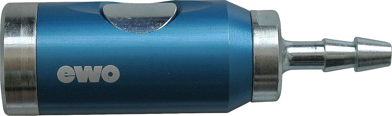Sicherheitsdruckluftkupplung NW 7,2/7,4 ISO 4414 DIN/EN 983 mit Schlauchanschluss Ø13,0mm Sicherheitsdruckluftkupplung NW 7,2/7,4 ISO 4414 DIN/EN 983 mit Schlauchanschluss Ø13,0mm