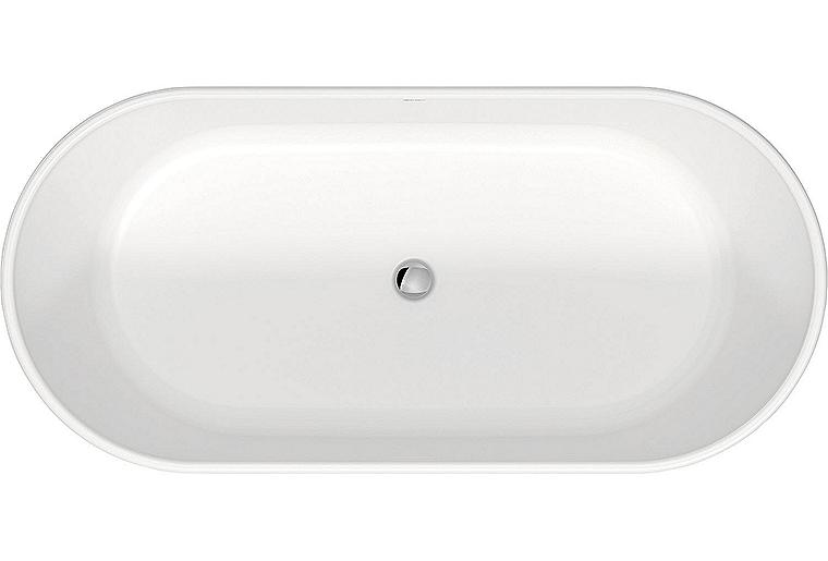 Freistehende Badewanne Duravit D-Neo 1600x600x750mm, weiß