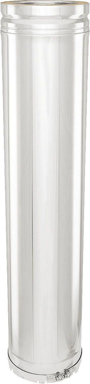 Doppelwandiges Abgassystem Rohrelement 130 x 435 mm inkl. Klemmband